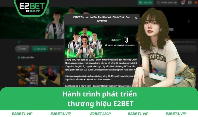 Hành trình phát triển thương hiệu E2BET