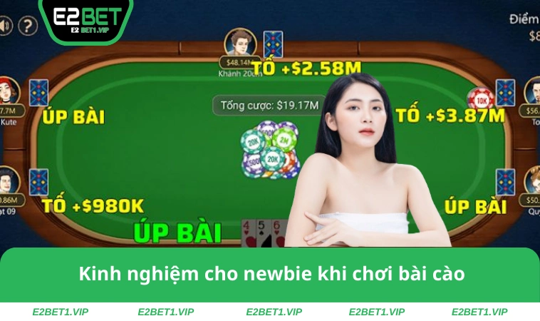Kinh nghiệm cho newbie khi chơi bài cào