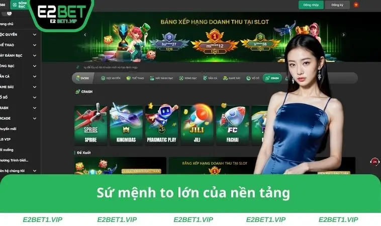 Sứ mệnh to lớn của nền tảng